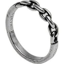 TwoJeys Chain Δαχτυλίδι Ασημί
