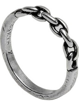 TwoJeys Chain Δαχτυλίδι Ασημί
