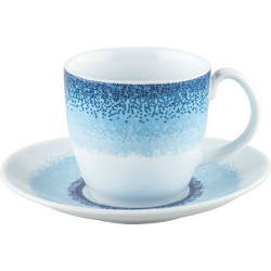 Ιωνία Apeiron Blue Φλιτζάνι Πορσελάνης Λευκό Μπλε 170ml 3182154