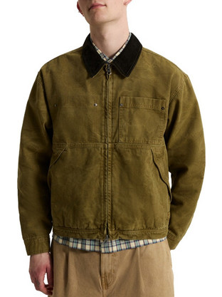Vans Ανδρικό Μπουφάν Χειμωνιάτικο Puffer Χακί VN000U30OVB