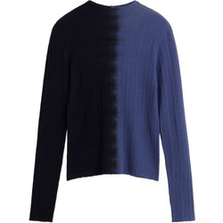 Desigual Γυναικεία Πλεκτή Μπλούζα Μαύρη Navy Μπλε 26WWJF36-5032