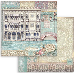 Stamperia Venice City of Art Palace Museum Χαρτόνι Πολύχρωμο 30.5x30.5cm SBB10740