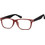 Sunoptic CP169G Ανδρικός Σκελετός Γυαλιών Οράσεως Κοκάλινος Μαύρος Κόκκινος