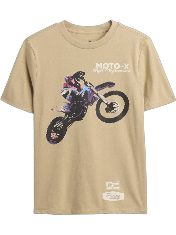 Gap Παιδικό T-Shirt Κοντομάνικο Μπεζ 887411004