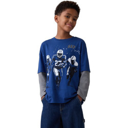 Gap Παιδικό T-Shirt Μακρυμάνικο Royal Blue 910126000