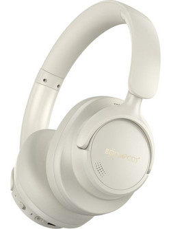 Boompods HPANCS Ενσύρματα & Ασύρματα Bluetooth Ακουστικά Over Ear με Noise Cancelling Λευκά
