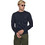 Berto Lucci Ανδρική Πλεκτή Μπλούζα Navy Μπλε 07252-720-5017