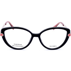 Max & Co MO5147 005 Γυναικείος Σκελετός Γυαλιών Οράσεως Κοκάλινος Μαύρος Κόκκινος