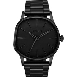 Nixon Sentry Wobble Ανδρικό Ρολόι με Μαύρο Μεταλλικό Μπρασελέ A1461-1147-00