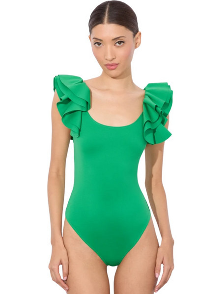 Alice and Olivia Γυναικείο Καλοκαιρινό Κορμάκι Πράσινο CC505V06808-H317