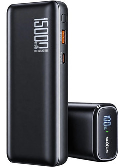Moxom LX-PB803 Power Bank 15000mAh 45W με Θύρα USB-A & Θύρα USB-C Black