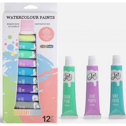 Pastel Σετ Νερομπογιές 12 Χρώματα 1262356