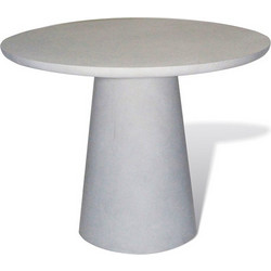 Collezione Στρογγυλό Τραπέζι Κήπου Τσιμέντο Γκρι 100x75cm 25810461