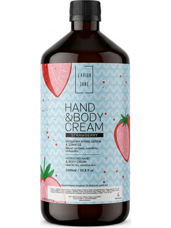 Lavish Care Strawberry Ενυδατική Κρέμα Σώματος 1lt
