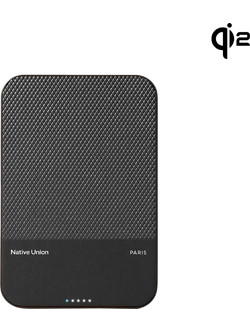 Native Union Re Classic Wireless Magsafe Power Bank 5000mAh 15W με Θύρα USB-C Power Delivery Black