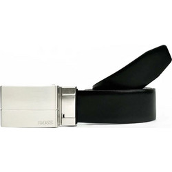 Hugo Boss Ανδρική Ζώνη Δερμάτινη Μαύρη 50537100-004