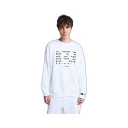 Funky Buddha Ανδρικό Φούτερ Λευκό GRW014-907-06