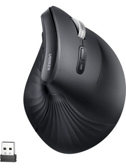 Ugreen MU008 mini Ασύρματο Bluetooth Ποντίκι Vertical Black