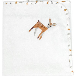 Baby Star Forest Friends Αδιάβροχο Σελτεδάκι Αλλαξιέρας Μωρού Πετσετέ Λευκό 40x60cm