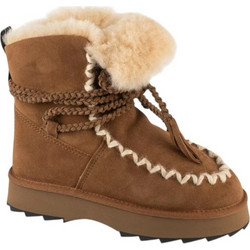 Emu Γυναικεία Μποτάκια Suede Ταμπά με Γούνα W13334-CHES