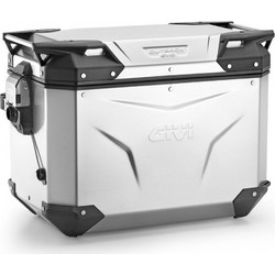 Givi Trekker Evo Πλαϊνή Βαλίτσα Μηχανής Αλουμινίου Monokey 48lt Ασημί