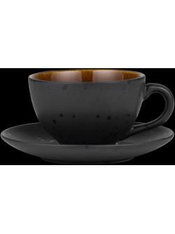 Bitz Gastro Φλιτζάνι Cappuccino & Τσαγιού Κεραμικό Μαύρο Ταμπά 240ml 821341
