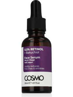 Cosmo Advanced Retinol 0.5% & Bakuchiol Αντιγηραντικό Ενυδατικό Serum Προσώπου με Ρετινόλη 30ml