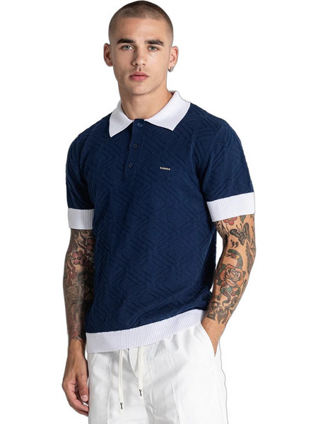 Gianni Kavanagh Ανδρική Μπλούζα Polo Κοντομάνικη Navy Μπλε GKM007489