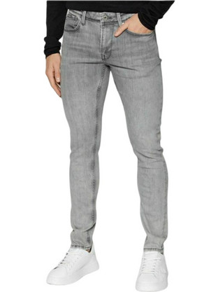 Pepe Jeans Finsbury Ανδρικό Τζιν Παντελόνι Κανονική Εφαρμογή Ανθρακί PM206321WR24-000