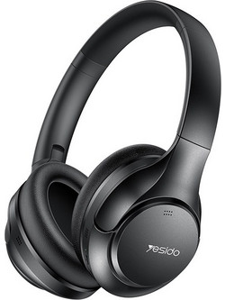 Yesido EP09 Ασύρματα Bluetooth Ακουστικά Over Ear με Noise Cancelling Μαύρα