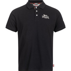 Lonsdale Bruan Ανδρική Αθλητική Μπλούζα Polo Μαύρη 117230-1529