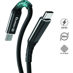 Crong CRG-AL15USCC-BLK USB-C to USB-C 60W 1.5m Black