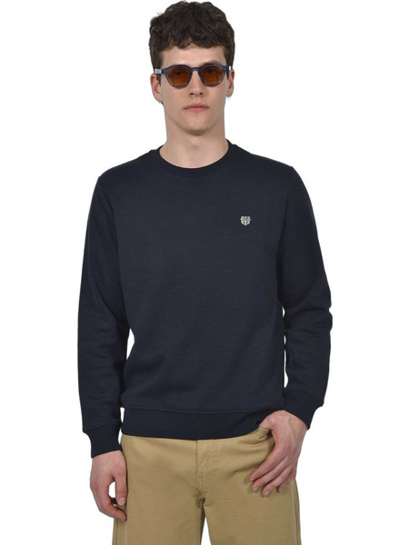 Berto Lucci Ανδρικό Φούτερ Navy Μπλε 07262-2608-5023