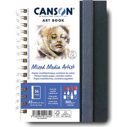 Canson Art Book Μπλοκ Σχεδίου A5 Mixed Media 300gr/m² 56 Φύλλα 105312005