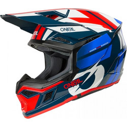 Oneal 3SRS Ride V.26 Blue White Red Κράνος Μηχανής Motocross
