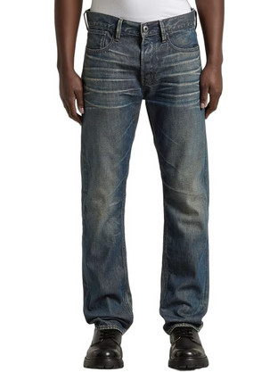 G-Star RAW Ανδρικό Τζιν Παντελόνι Κανονική Εφαρμογή Navy Μπλε D28534-D436-J537