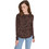 DKNY Γυναικείο Χειμερινό Ντραπέ Top Σοκολατί DJ6T1825