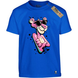 Takeposition Cartoon Pink Punther Παιδικό T-Shirt Κοντομάνικο Μπλε 806-1439-10