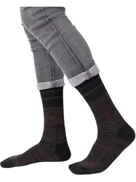 Soma Bamboo Ανδρικές Κάλτσες Ψηλές με Σχέδια Σοκολατί SS2077-18