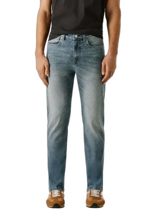 Pepe Jeans London Ανδρικό Τζιν Παντελόνι Ελαστικό Slim Εφαρμογή Μπλε PM20839888UA4-000
