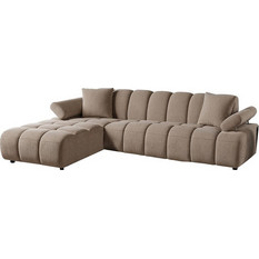 Varossi Bubble Γωνιακός Καναπές Δεξιά Γωνία Σοκολατί 273x195x80cm 400-019