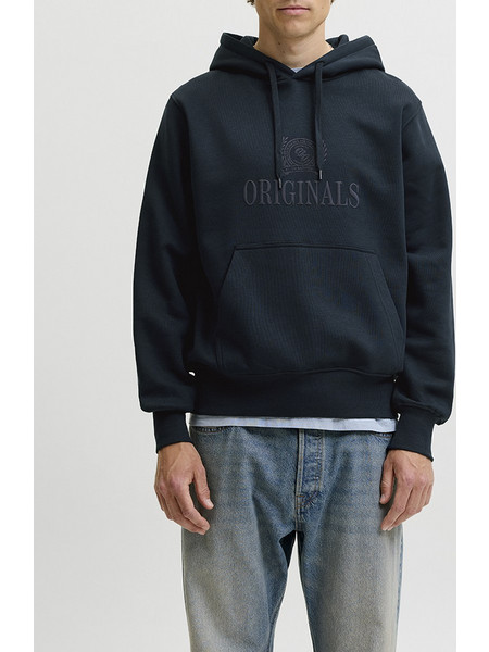 Jack & Jones Ανδρικό Φούτερ με Κουκούλα & Τσέπες Navy Μπλε 12300022