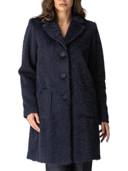 Chrisper Γυναικείο Ημίπαλτο Sherpa Μαύρο 66800-22