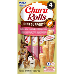 Inaba Churu Rolls Joint Support with Chicken & Salmon 4x12gr