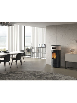 Edilkamin Yung 130++ Evo Grey YUNG130 Σόμπα Pellet 12.5kW