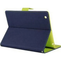 Goospery Fancy Diary Navy Blue Lime (iPad 2 / 3 / 4)