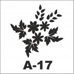 Artebella Στένσιλ Σχέδια Φύλλα με Λουλούδια 20x20cm A-17
