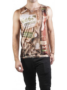 V-store Unisex Μπλούζα Πολύχρωμη με σχέδιο 9900313