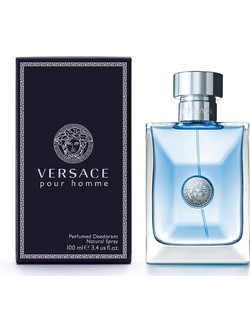 Versace Pour Homme Ανδρικό Αποσμητικό Spray Χωρίς Αλουμίνιο 100ml