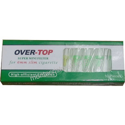ΠΙΠΑΚΙΑ ΣΤΡΙΦΤΟΥ ΤΣΙΓΑΡΟΥ OVER TOP slim 6mm, 10 τεμ